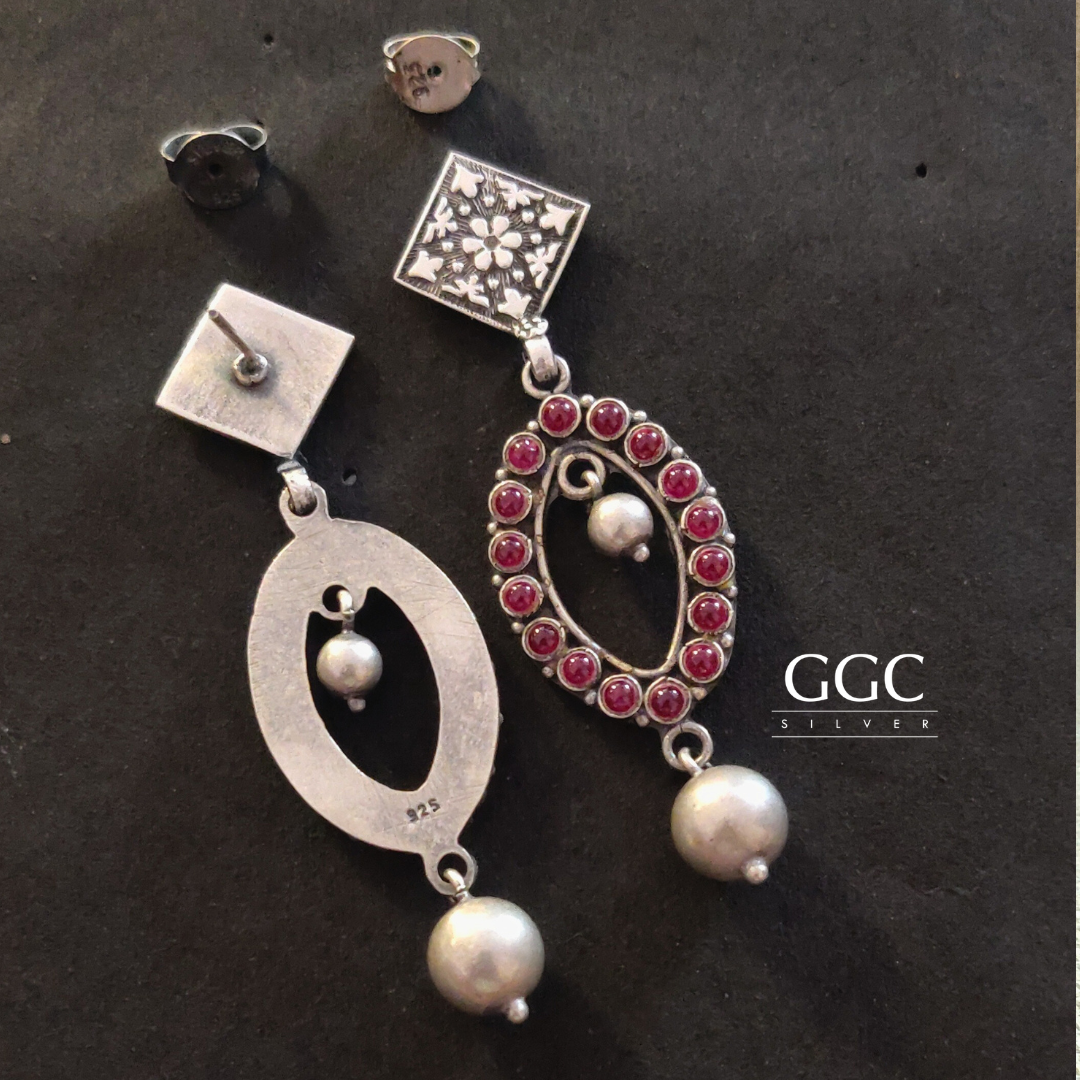 Fusion stone earring