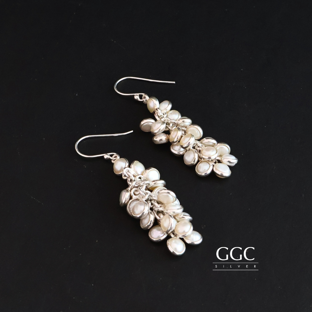 Pearls Silver Bunch