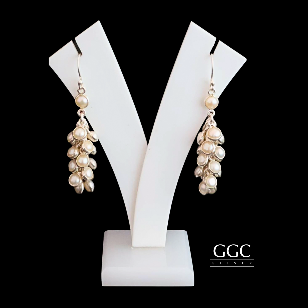 Pearls Silver Bunch