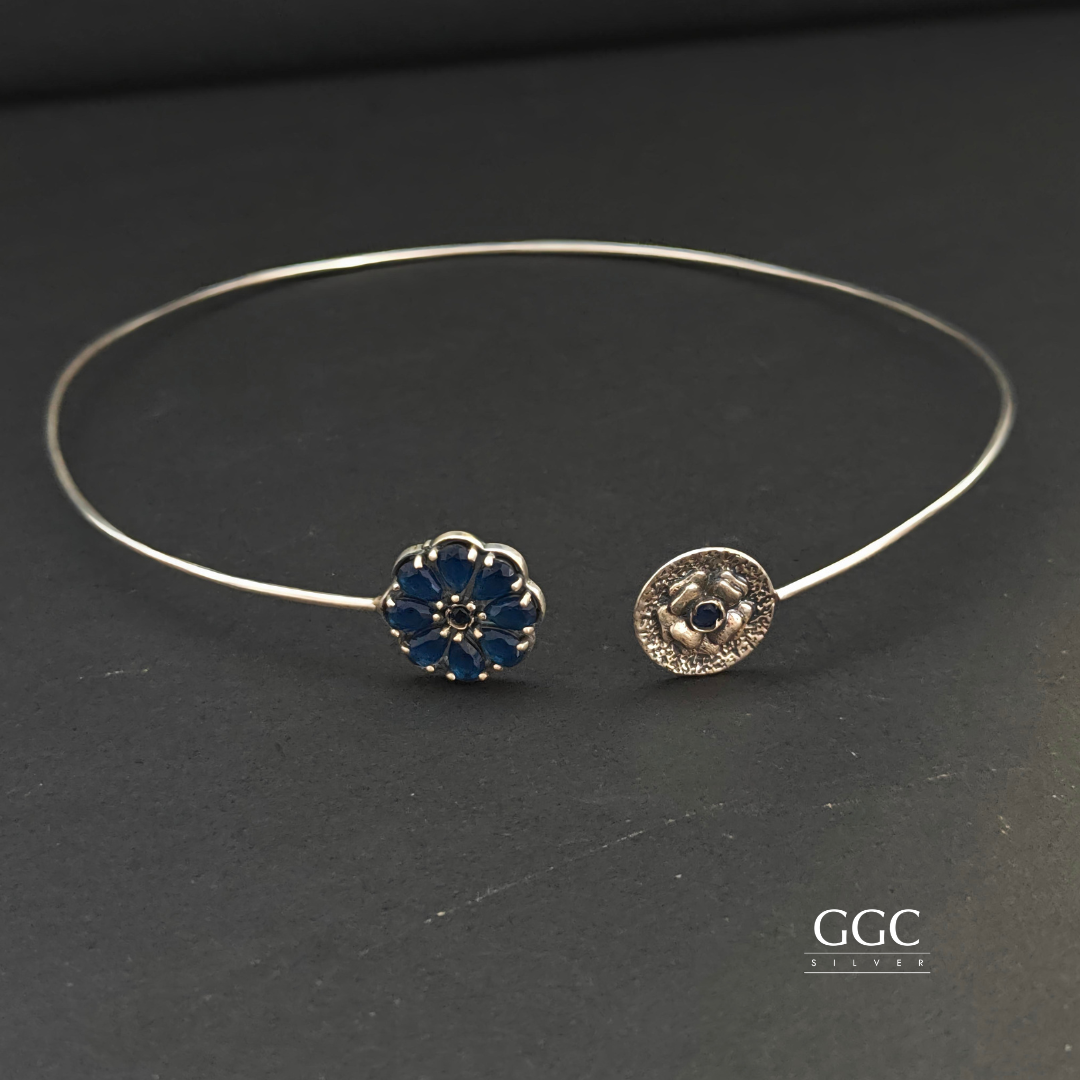 Blue Silver Hasli Set