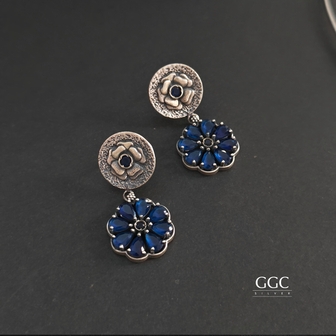 Blue Silver Hasli Set