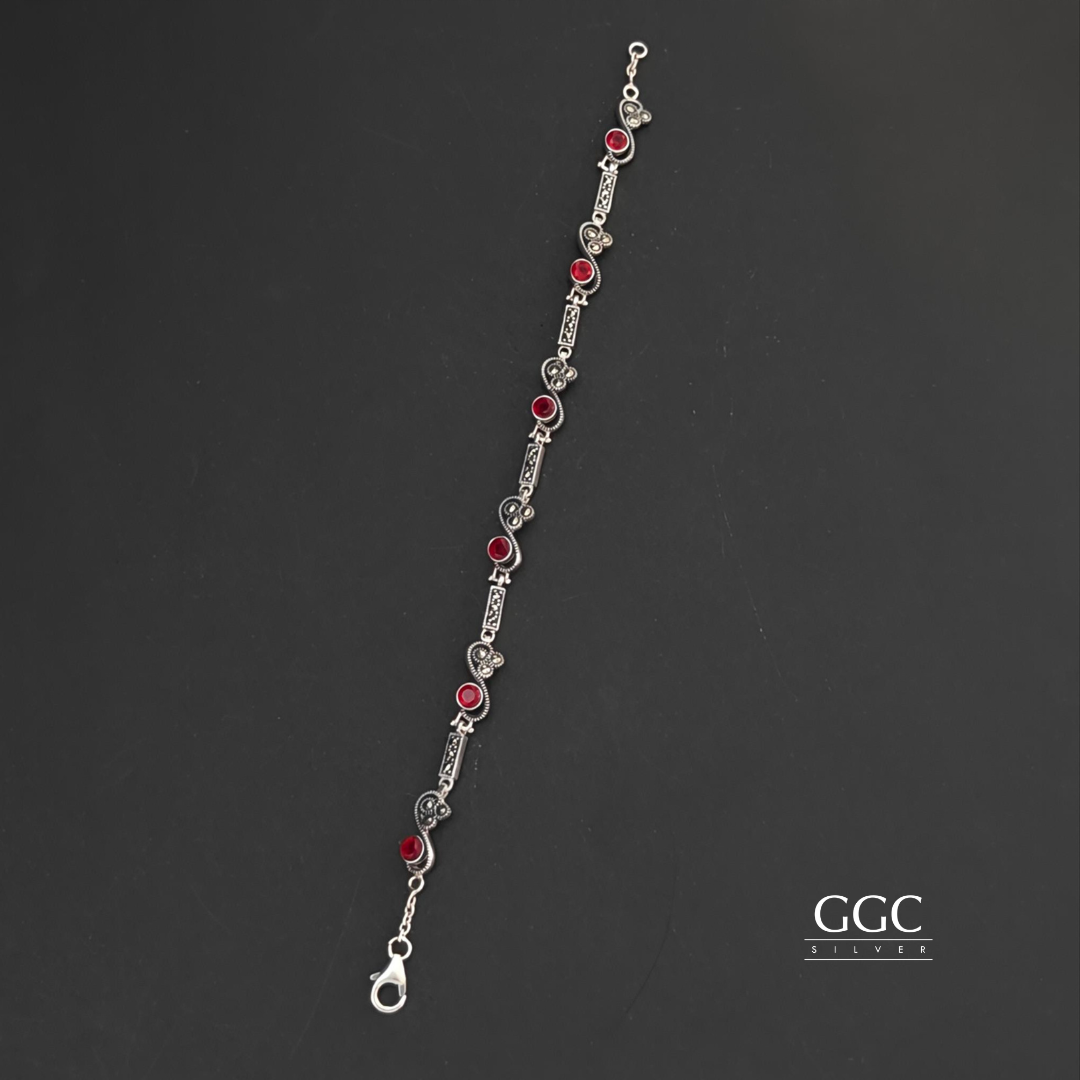 Marcasite silver bracelet