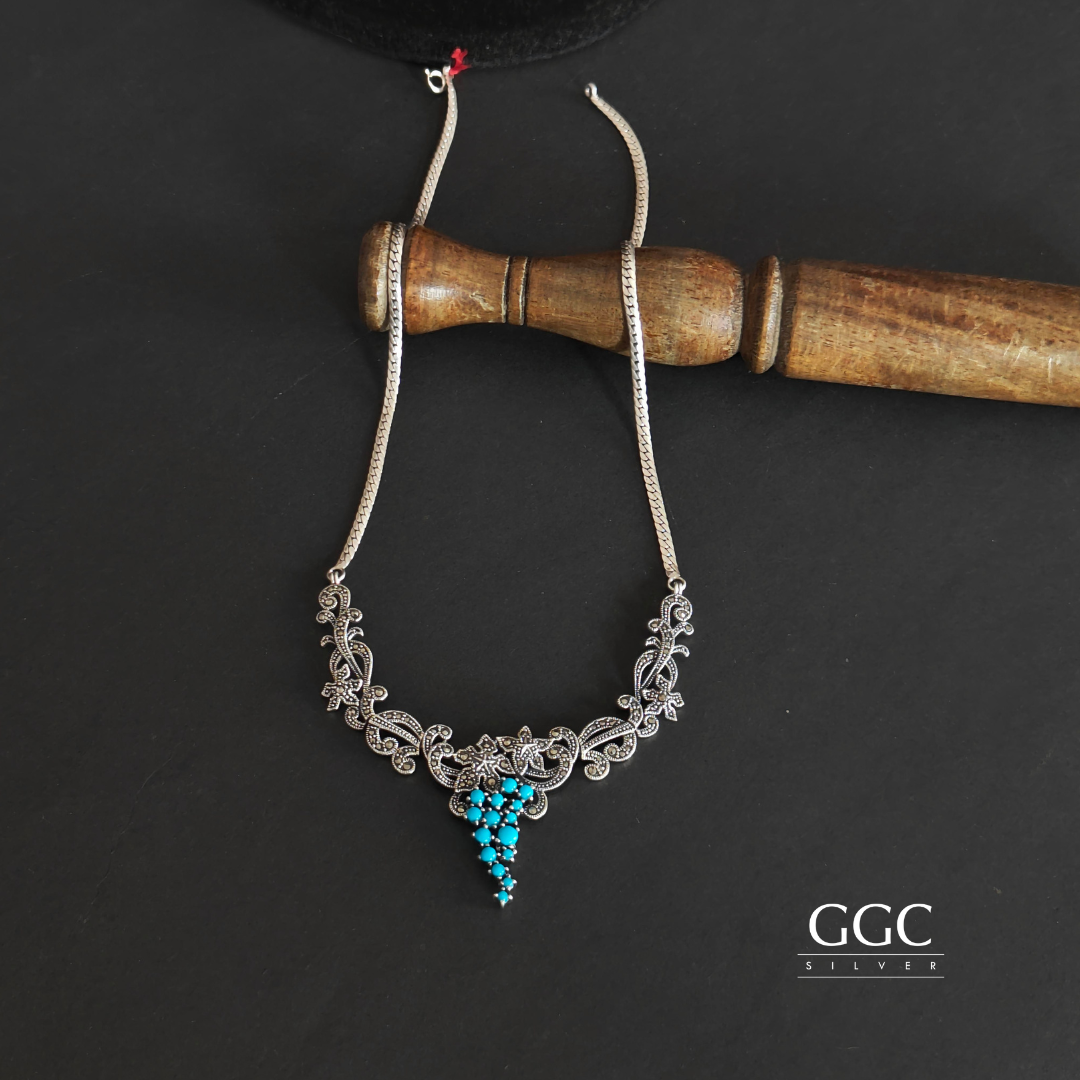 Marcasite Silver Necklace