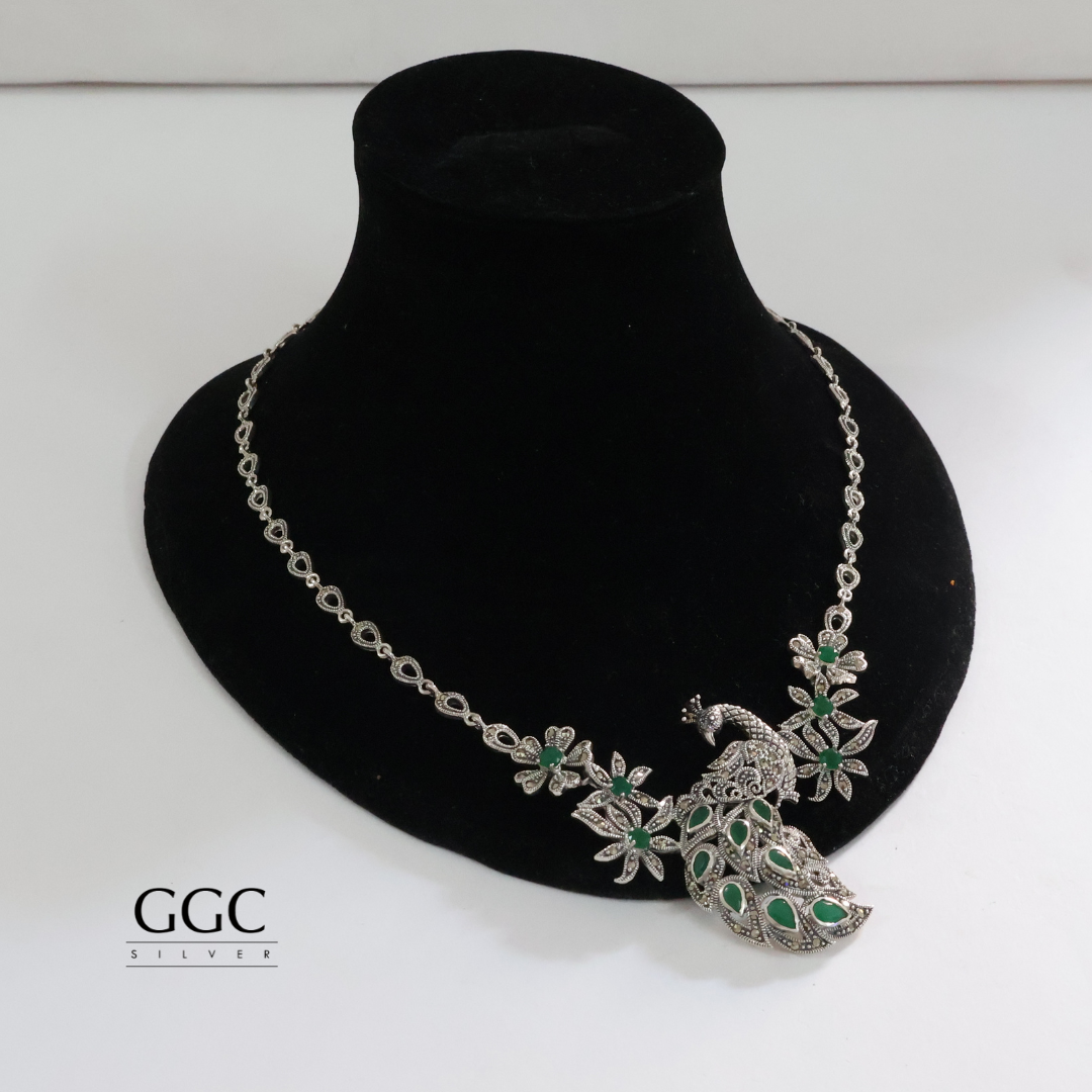 Mayur marcasite necklace