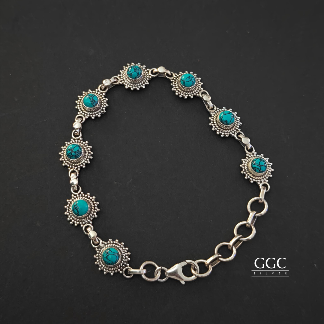 Silver Stone Bracelets