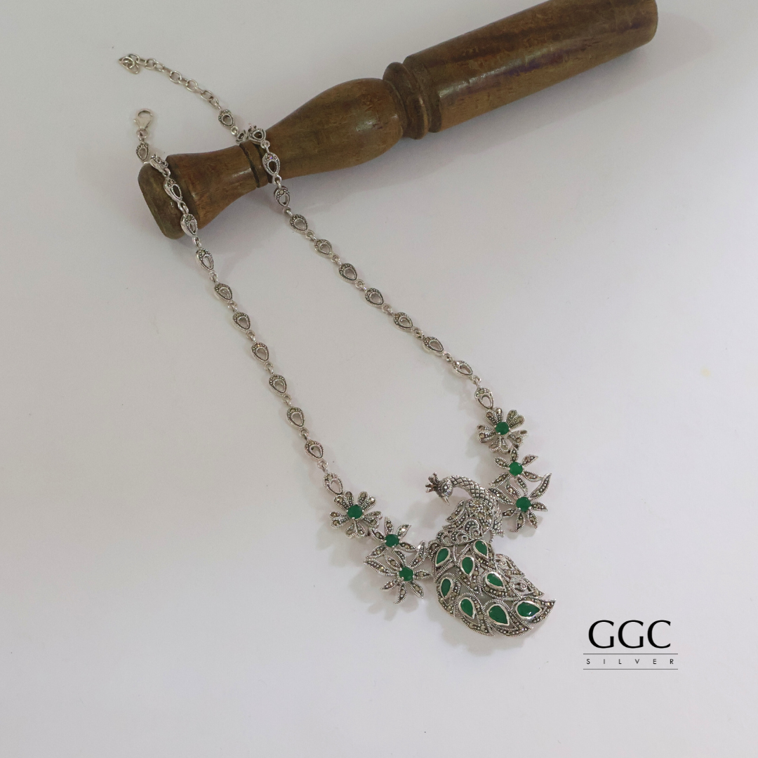 Mayur marcasite necklace