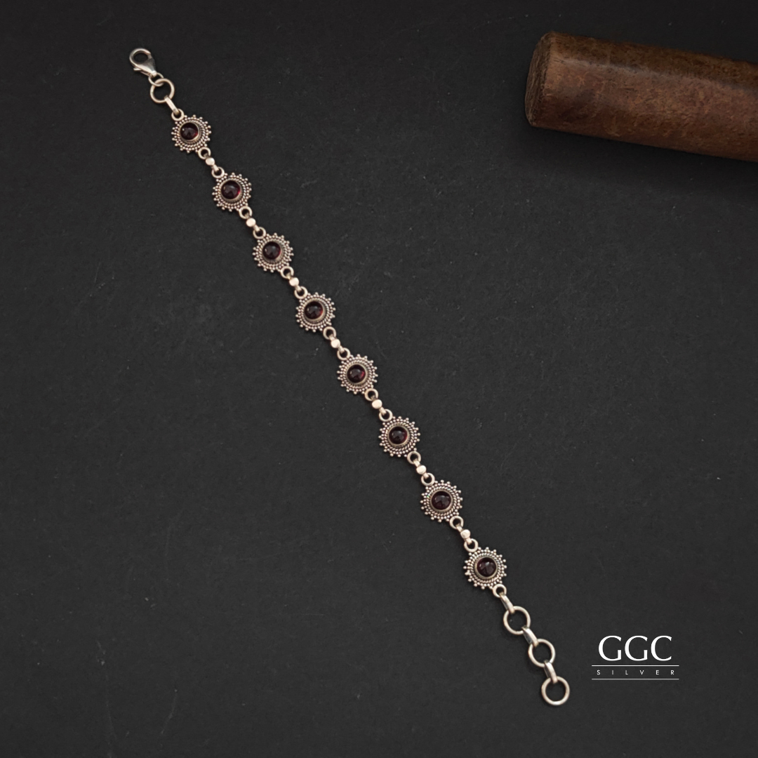 Silver Stone Bracelets