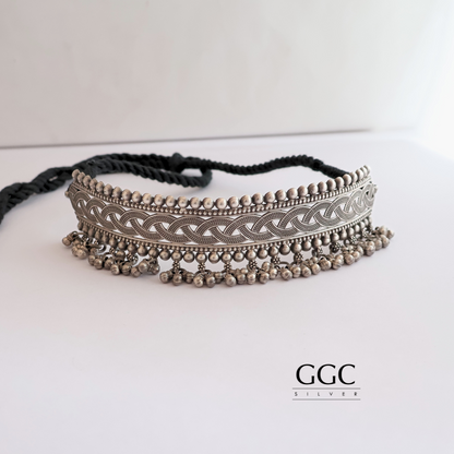 Tribal Silver Choker