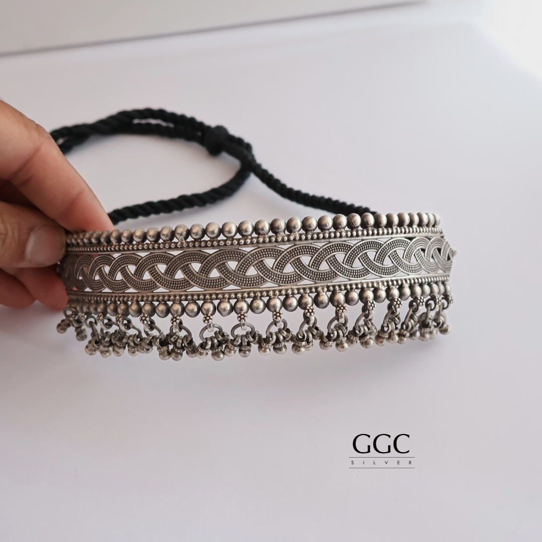 Tribal Silver Choker