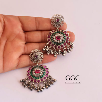 Kundan Fusion Earrings