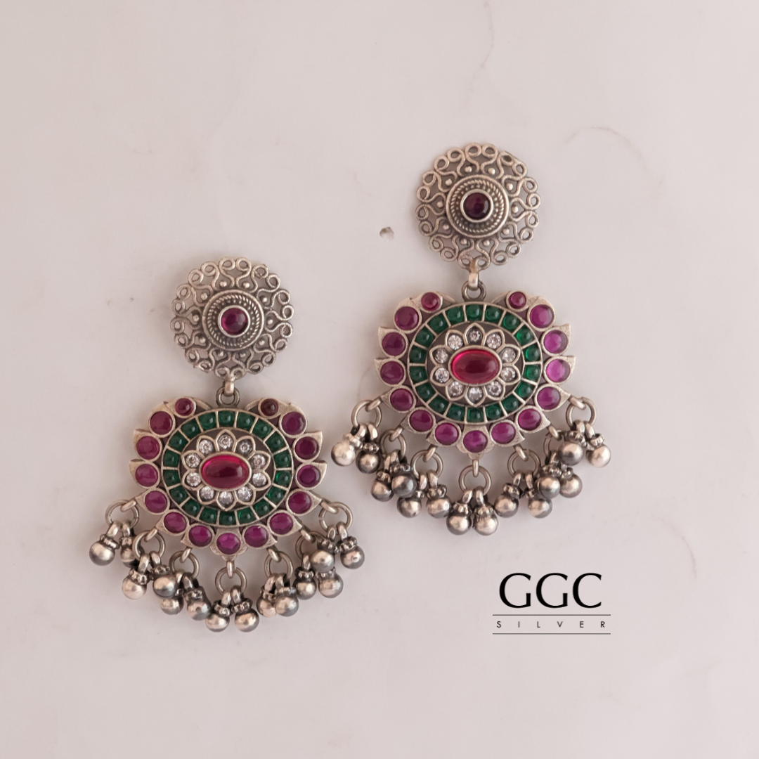 Kundan Fusion Earrings