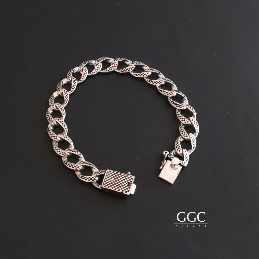 Modern Silver Bracelet