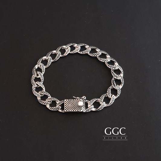 Modern Silver Bracelet