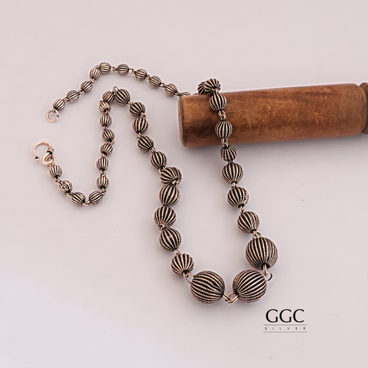 Antique Ball Necklace