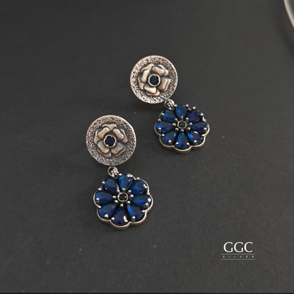 Blue Silver Hasli Set