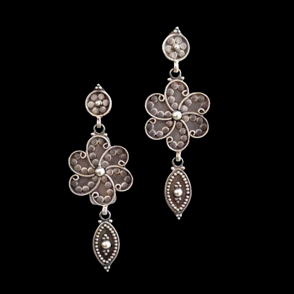 Tribe Floral Drop Earrings