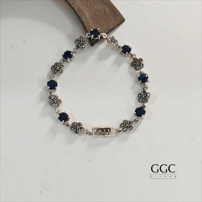 Marcasite gem women bracelet