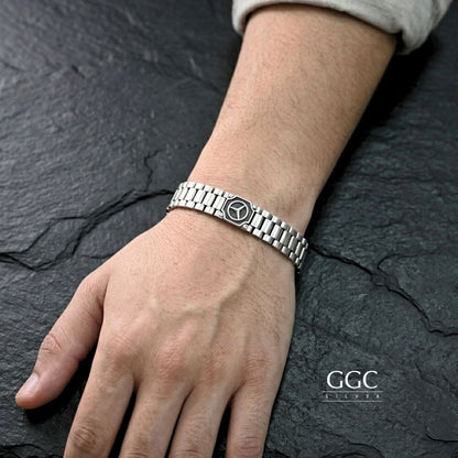 Men's bracelet mate finish