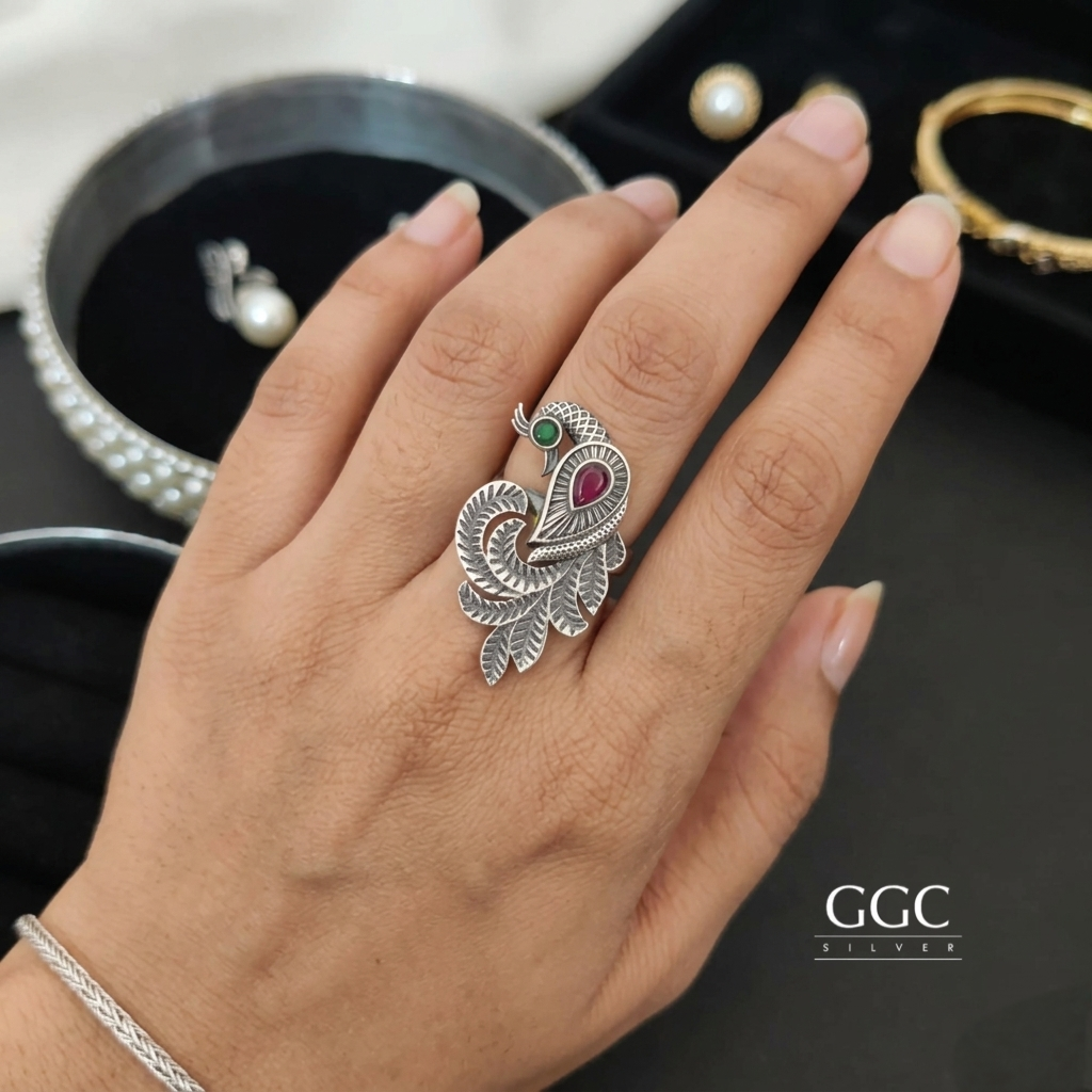 Peacock Ring