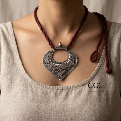 Rava Silver Pendant