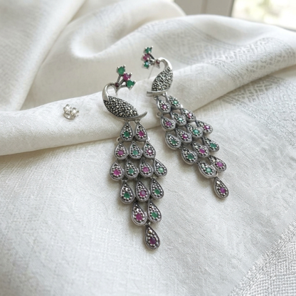 Marcasite peacock