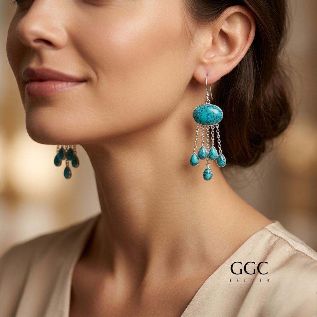 Turquoise dangler