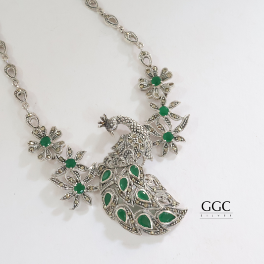 Mayur marcasite necklace