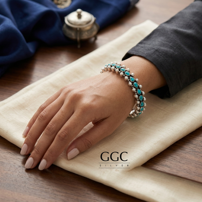 Turquoise & Pearl