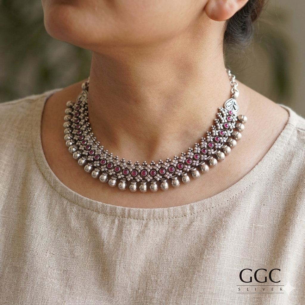 Tribal Stone necklace set