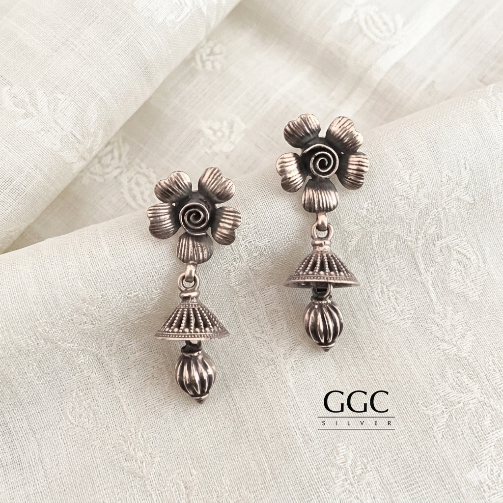 Floral Drop Earrings