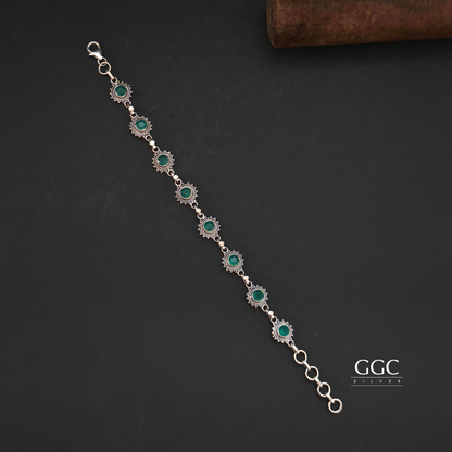 Silver Stone Bracelets