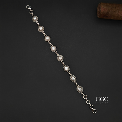 Silver Stone Bracelets