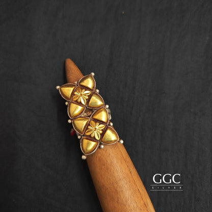 Tribal Silver Gold Tone