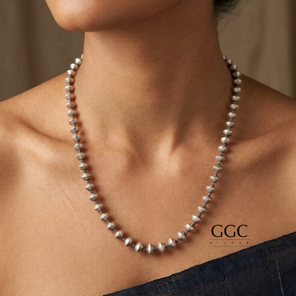 Disc ball necklace