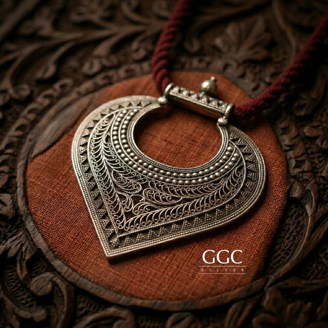 Rava Silver Pendant