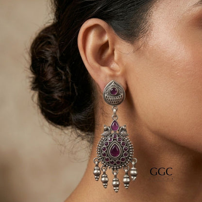 Mayur Kundan Earring