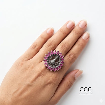 Peacock ring