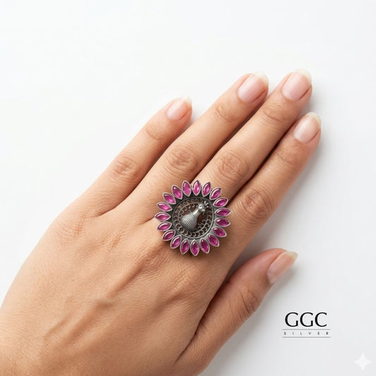 Peacock ring