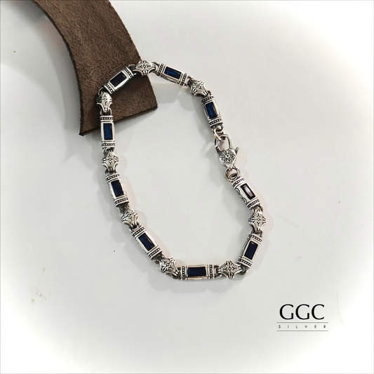 Gem Silver Bracelet