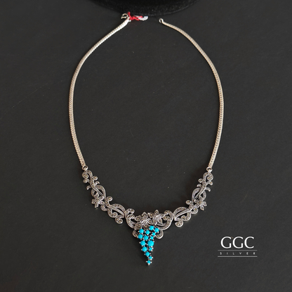 Marcasite Silver Necklace