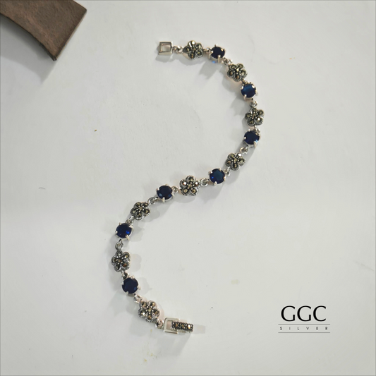 Marcasite gem women bracelet