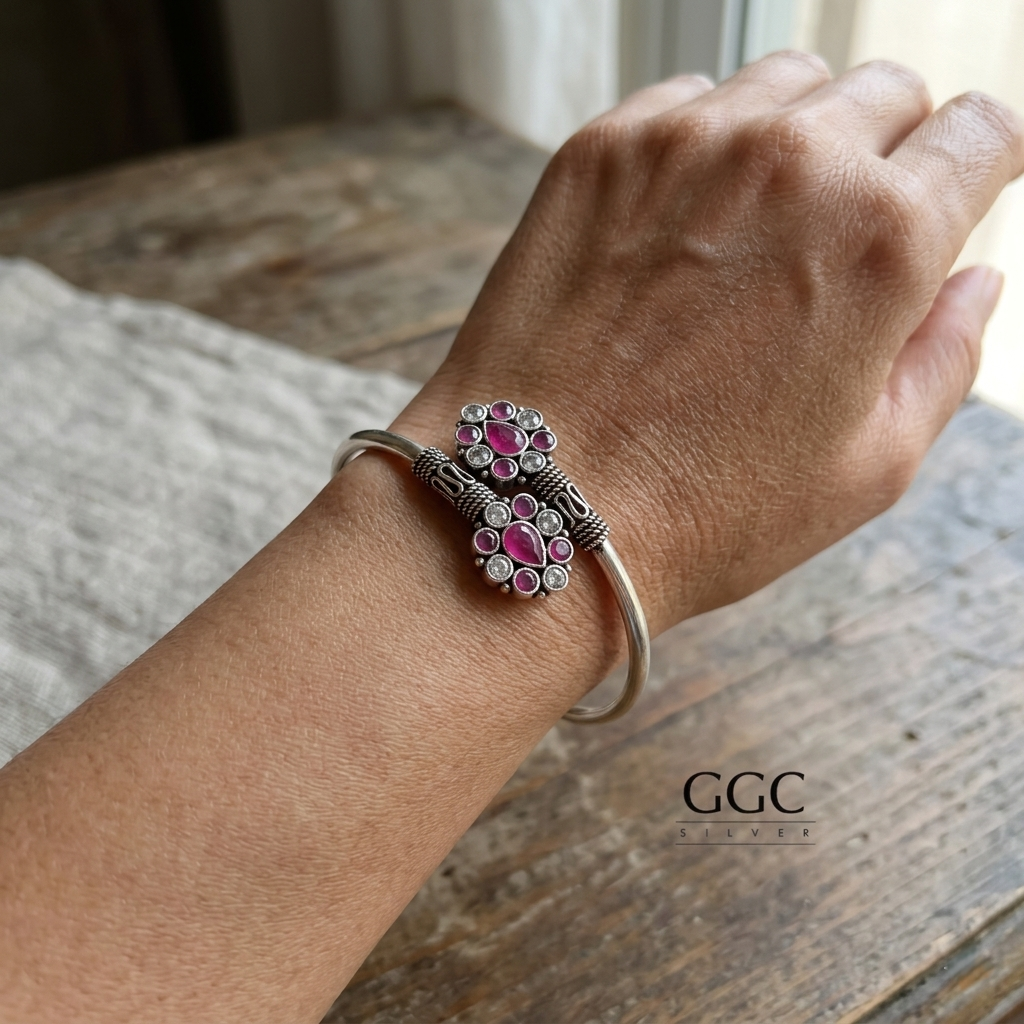 Multi Stone Adjustable Kada