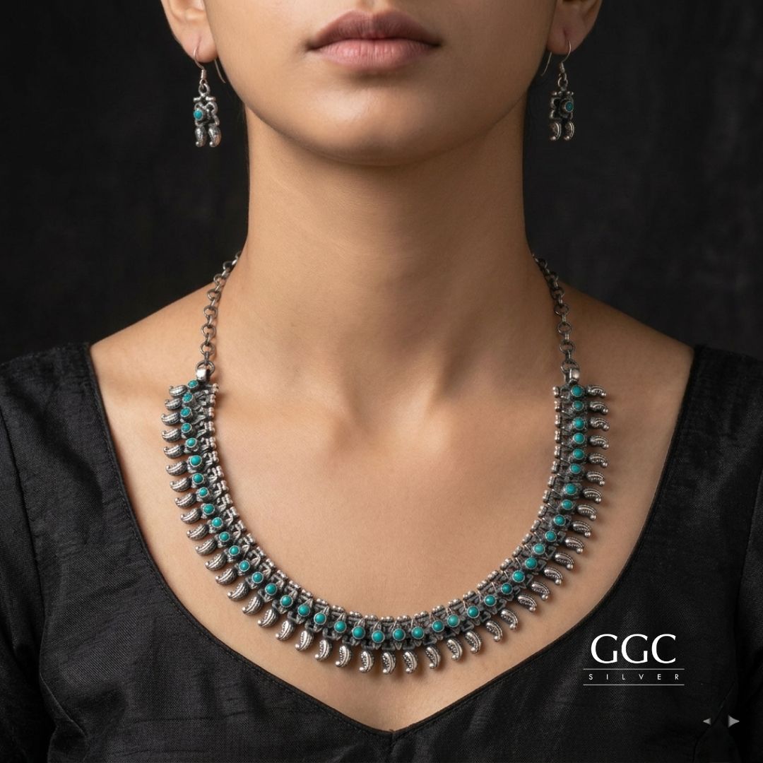 Turquoise tribal set