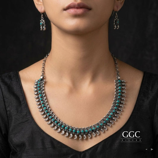 Turquoise tribal set