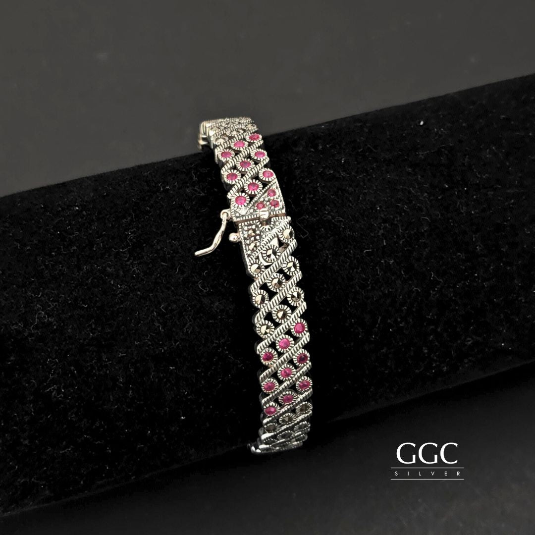 Ruby Marcasite