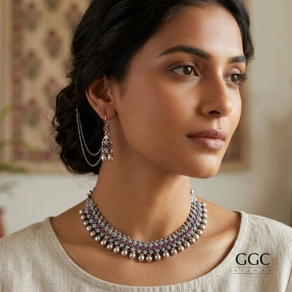 Tribal Stone necklace set