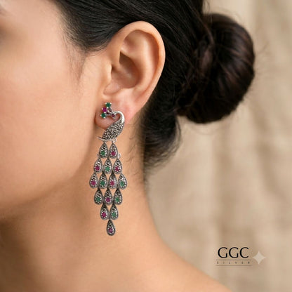 Marcasite peacock