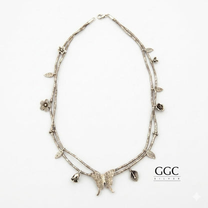Butterfly Silver Necklace