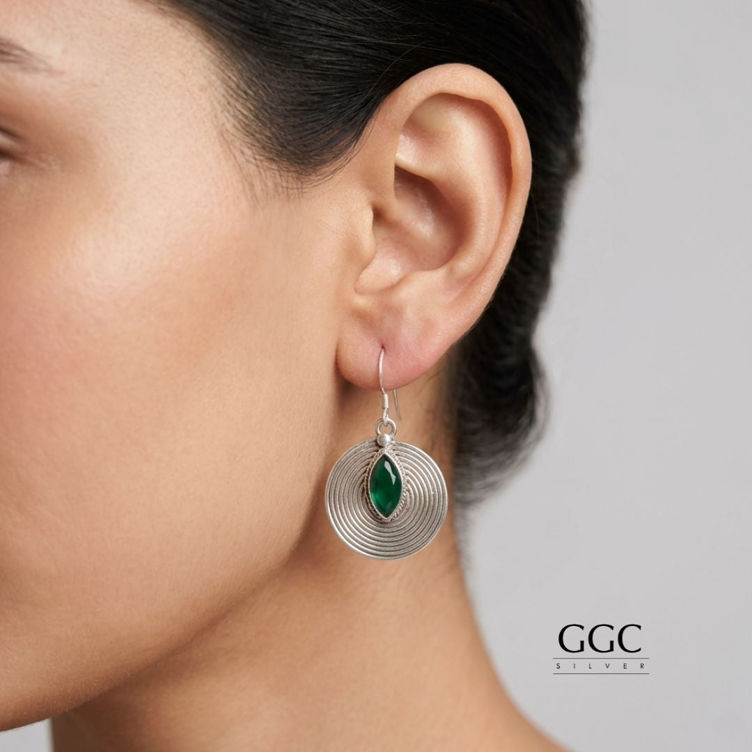 Tribe Round Earring