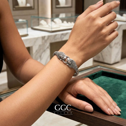 Marcasite Panther Bracelet